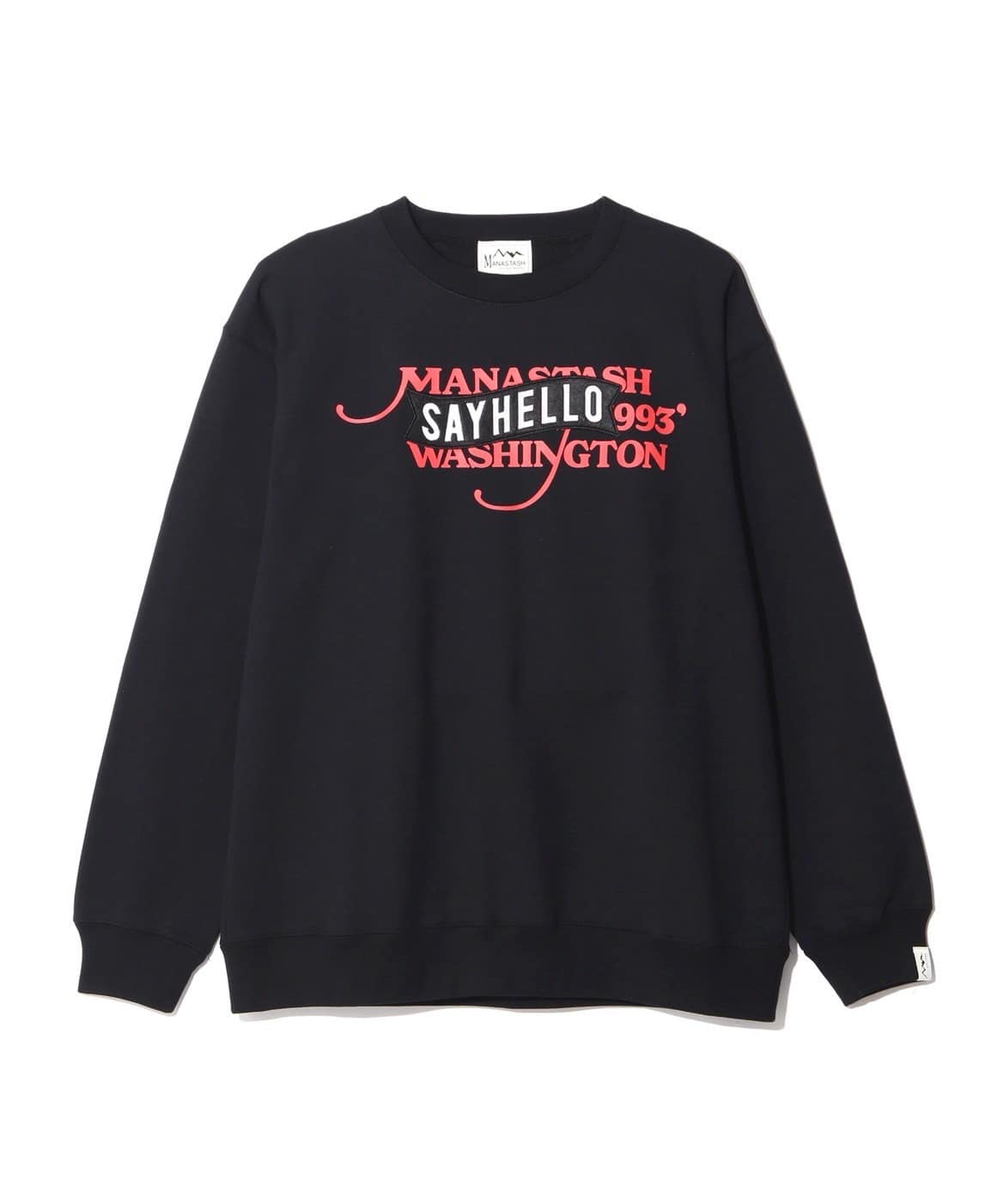 MANASTASH/マナスタッシュ/xSAYHELLO SWEATSHIRTS BLACK S