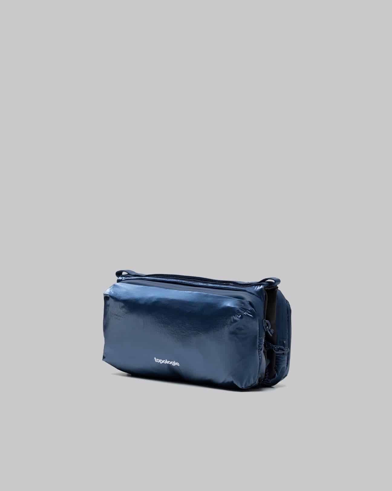 Topologie/トポロジー Bottle Sacoche 　ボトルサコッシュ　【バッグ単体】 Marine Blue Metallic Medium