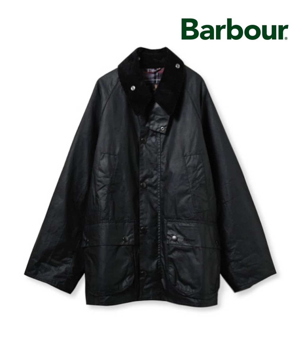 Barbour/バブアー　【BEDALE / ビデイル】ワックス ジャケット オーバーサイズ フィット　252MWX1679 BLACK 36