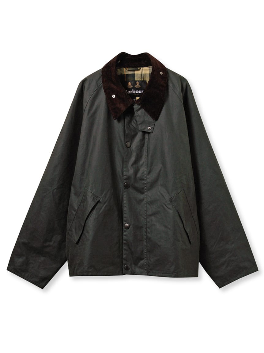 Barbour/バブアー【TRANSPORT / トランスポート】ワックス ショート ジャケット　252MWX1678 SAGE 34