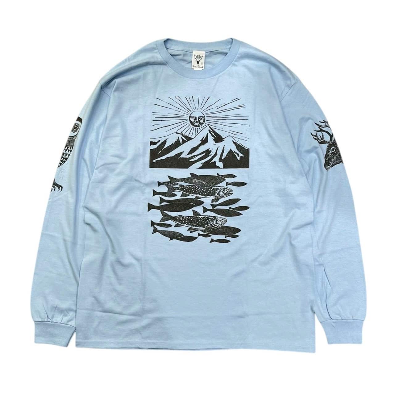 SOUTH2 WEST8 /サウスツーウエストエイト× F.KITAMURA  L/S Tee - Cotton Jersey /A SAX M