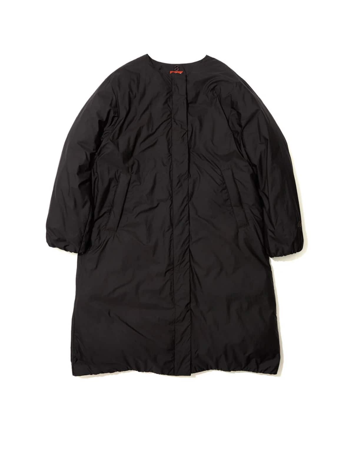 NANGA/ナンガ　NO COLLAR DOWN COAT(WOMEN) BLACK M