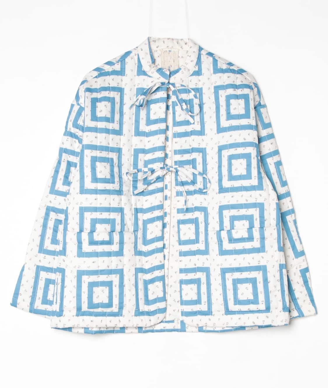 INDIA IS BEAUTIFUL/インディアイズビューティフル/REVERSIBLE QUILTING JACKET WHITE FREE