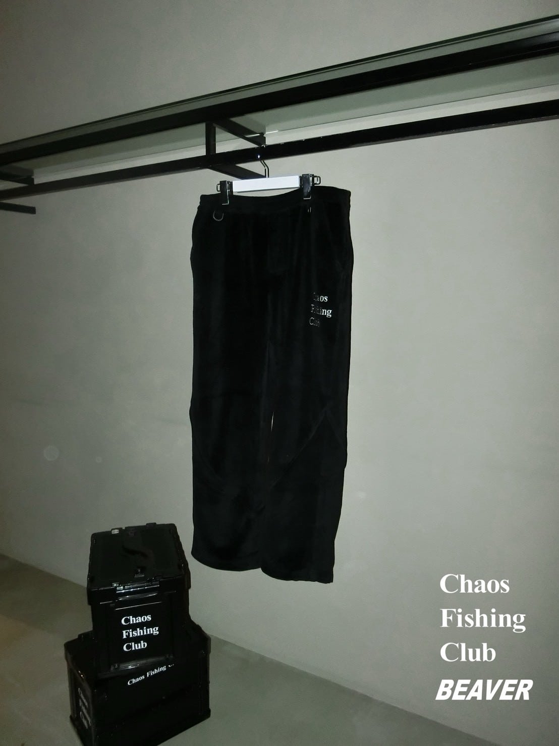 CHAOS FISHING CLUB×BEAVER/カオスフィッシングクラブ×ビーバー/EX 90’s Parlor Pants BLACK M