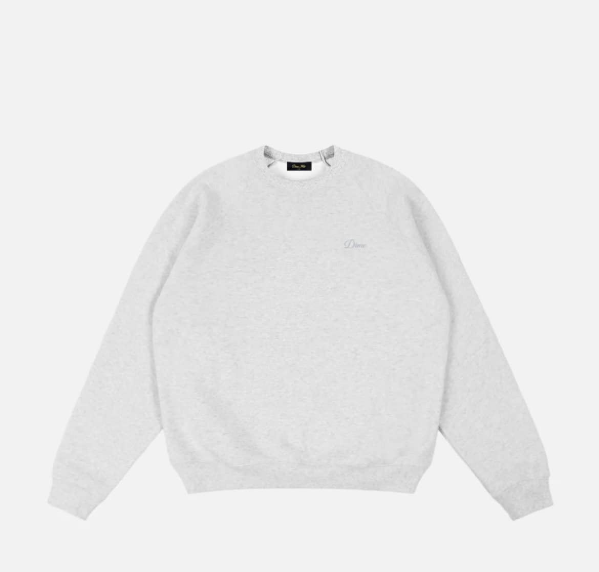 【Dime/ダイム】Cursive Small Logo Crewneck GRAY S