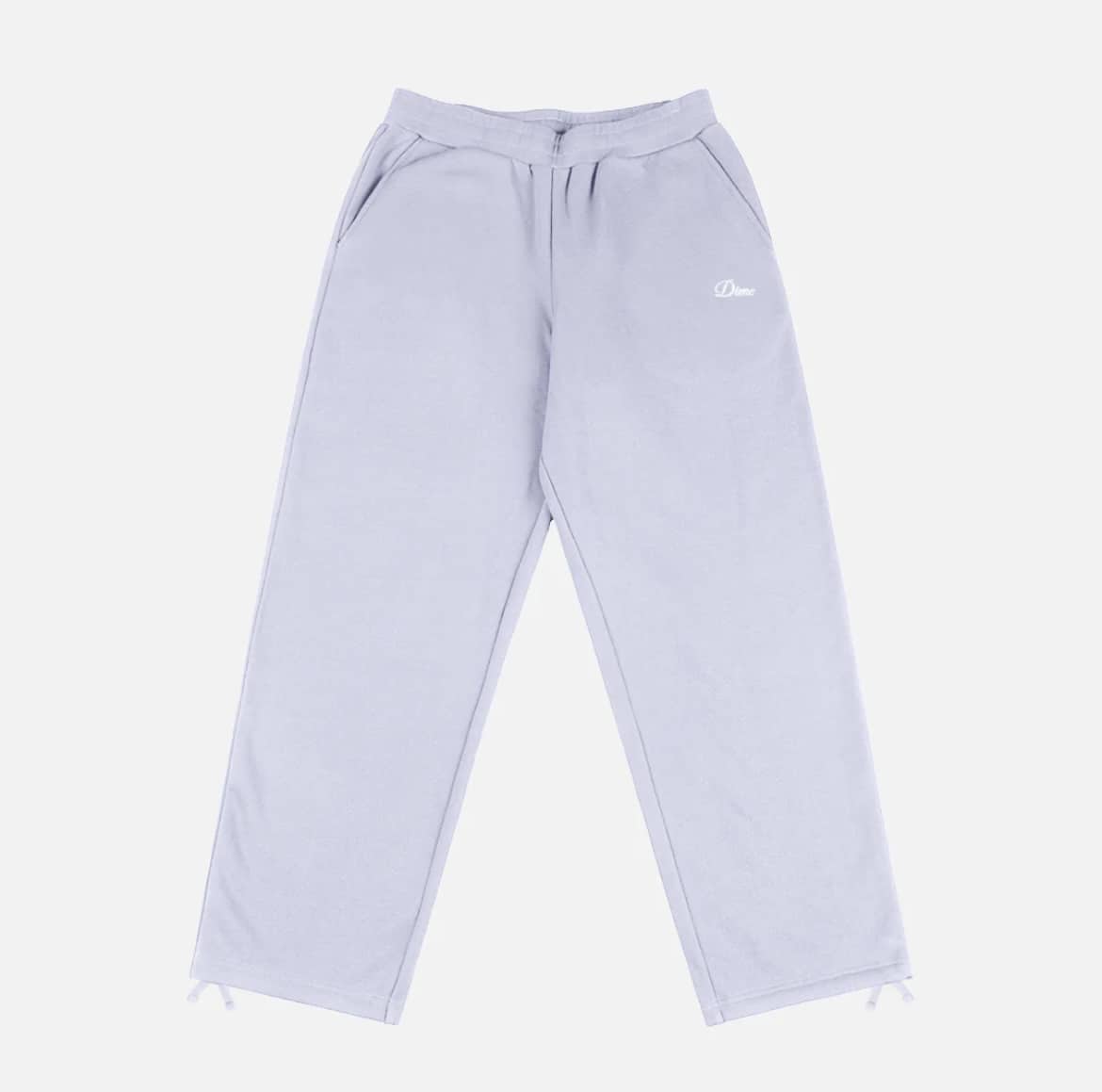 【Dime/ダイム】Cursive Small Logo Sweatpants GRAY LAVENDER S