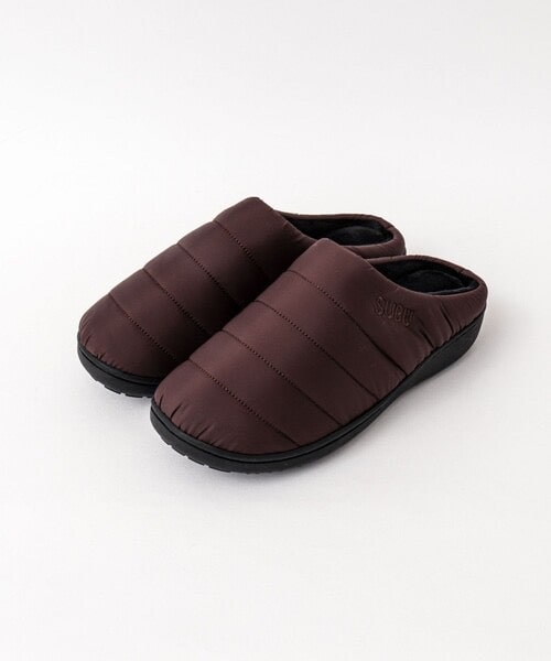 SUBU/スブ ORIGINALS F-LINE 25FW ウィンターサンダル ユニセックス-DARK BROWN- DARK BROWN 0