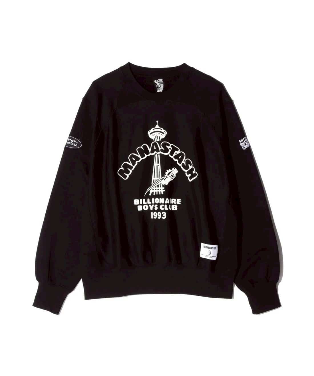 BILLIONAIRE BOYS CLUB×MANASTASH/ビリオネアボーイズクラブ×マナスタッシュ/BBC MANA SWEAT BLACK S