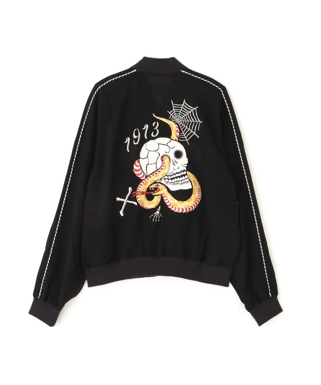 Schott/ショット/CHIFFON SUKA JACKET/シフォン スカ ジャケット BLACK L