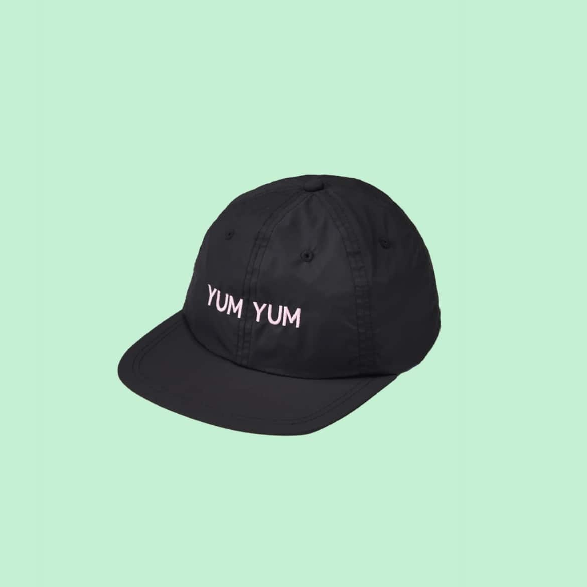 BAP/バップ　YUM YUM WORDFACE BagCap/キャップ/ショルダーバッグ BLACK FREE