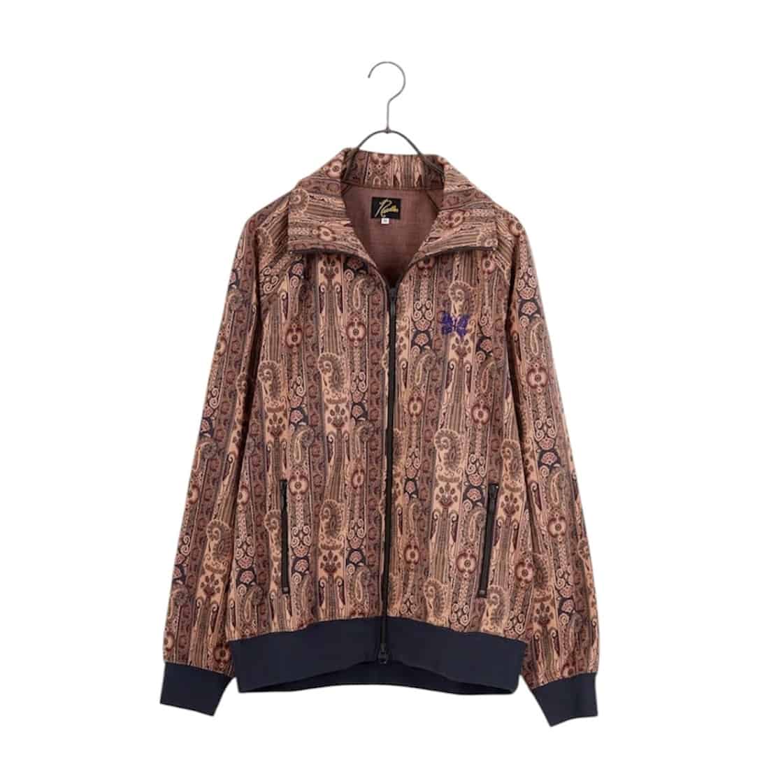 Needles/ニードルズ　Track Jacket-poly Jacquard 26ss-ORANGE- ORANGE M