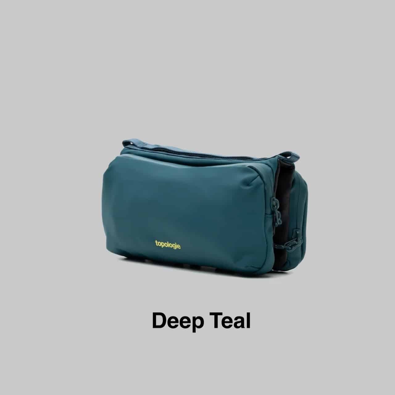 Topologie/トポロジー/Bottle Sacoche Medium -Deep Teal- Deep Teal/Bomber Medium