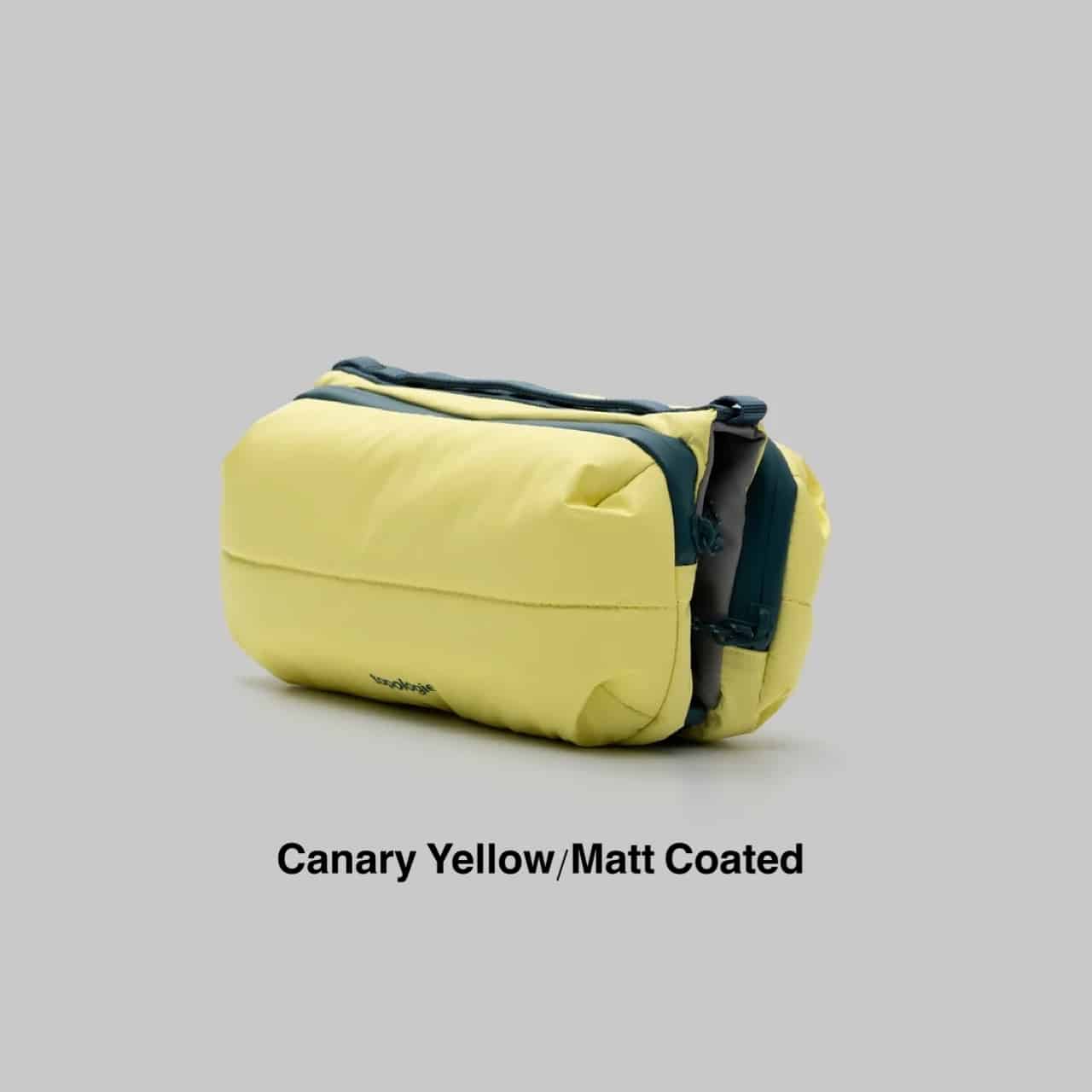 Topologie/トポロジー/Bottle Sacoche Medium -Canary yellow- Canary yellow/Matt Coated Medium