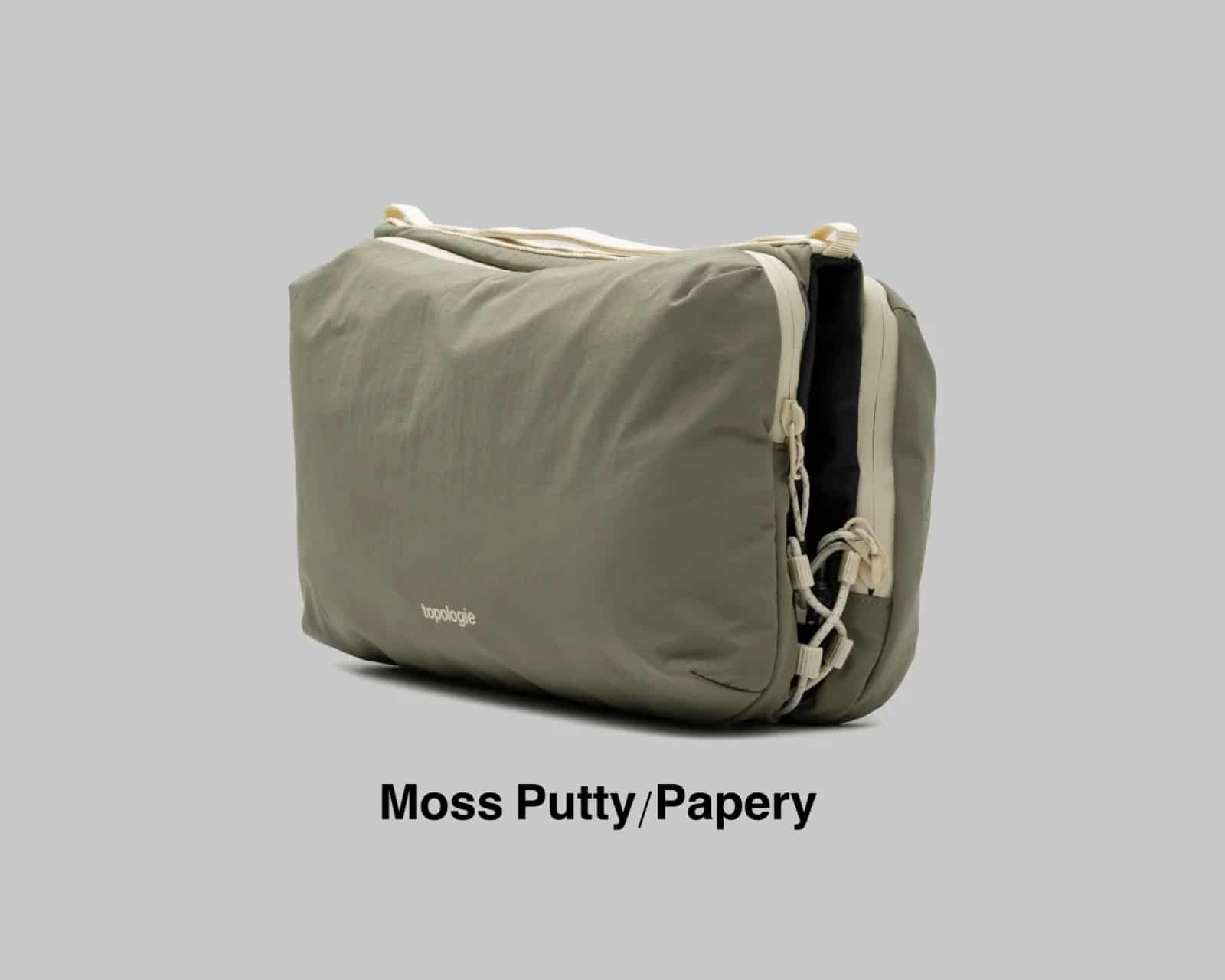 Topologie/トポロジー/Bottle Sacoche Large- Moss Putty - Moss Putty/Papery LARGE