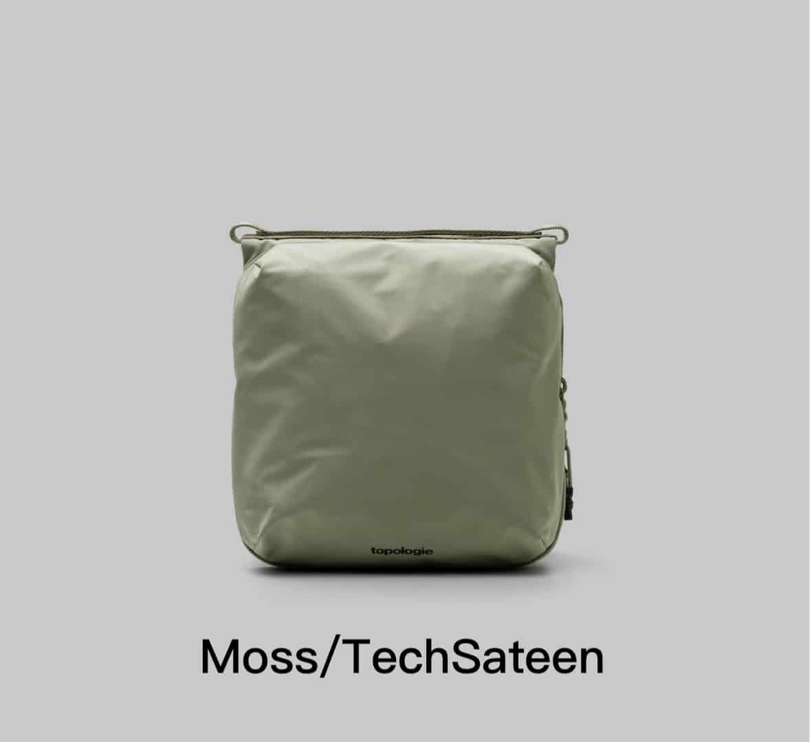 Topologie/トポロジー/Cassette Sacoche Medium -Moss/TechSateen-- Moss /Tech Sateen Medium