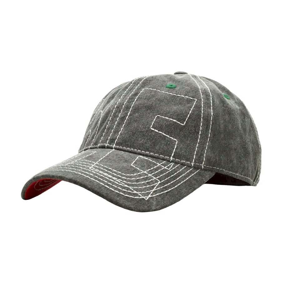 b.Eautiful/ビューティフル/Vapor Low Profile Hat (Off-Black / White) washed FREE