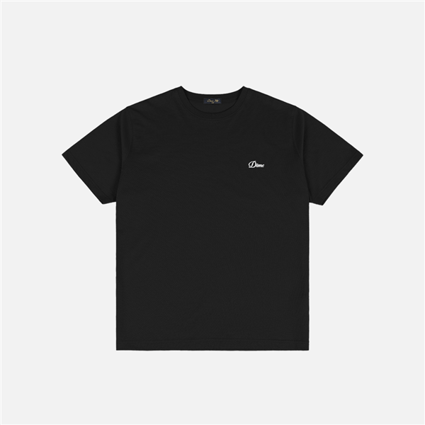 Dime/ダイム/Cursive Small Logo T-Shirt BLACK S