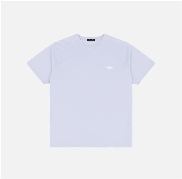 Dime/ダイム/Cursive Small Logo T-Shirt GRAY Lavender S