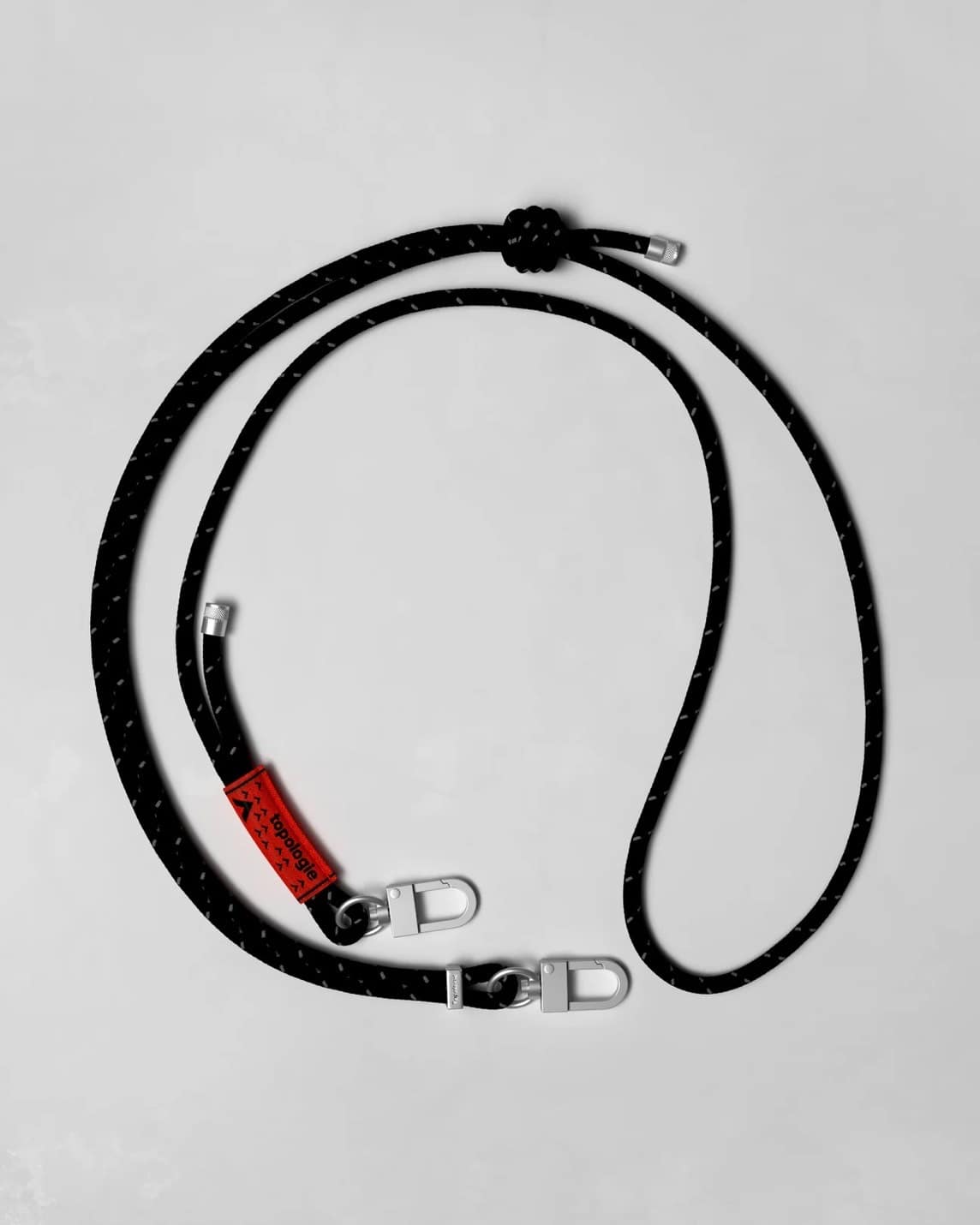 Topologie/トポロジー/Topologie Wares Straps 6.0mm Rope Strap【ストラップ単体】 BLACK REFLECTIVE FREE