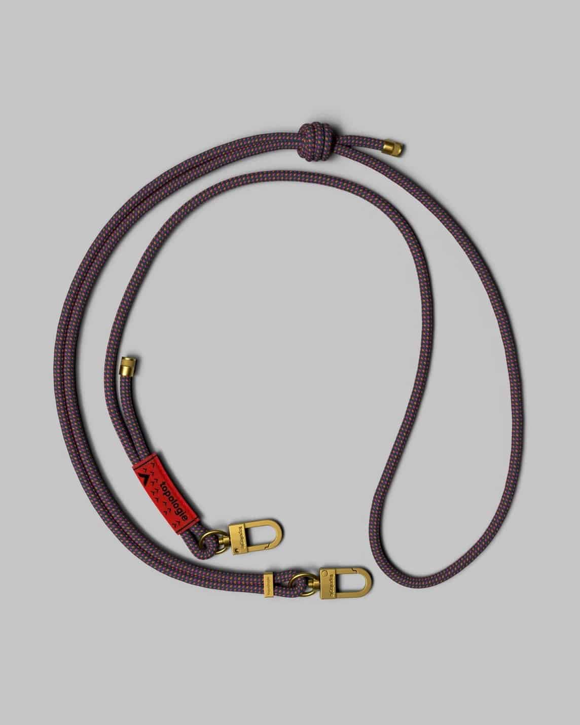 Topologie/トポロジー/Topologie Wares Straps 6.0mm Rope Strap【ストラップ単体】 Arcade Lattice (VIOLET) FREE
