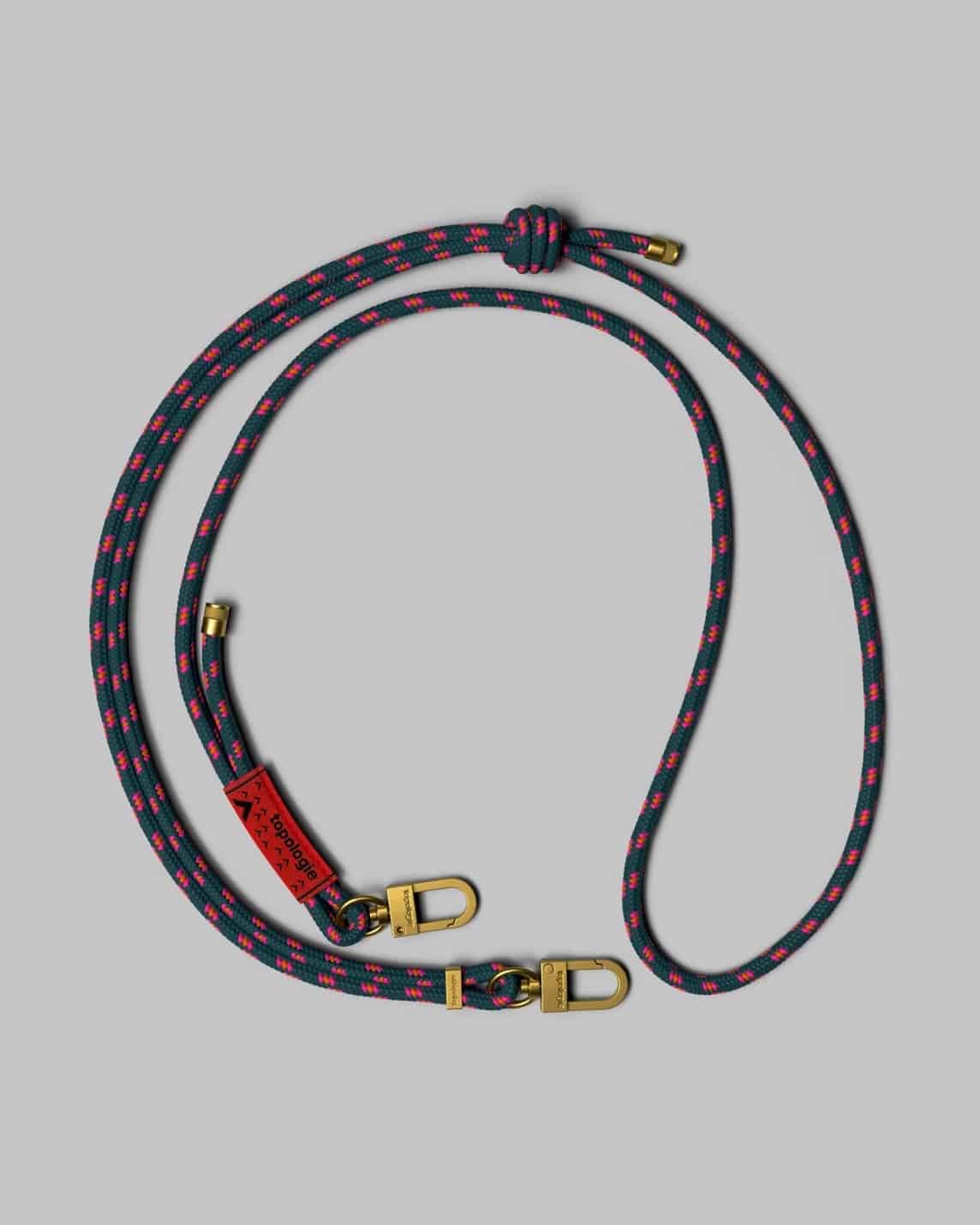 Topologie/トポロジー/Topologie Wares Straps 6.0mm Rope Strap【ストラップ単体】 Deep Teal Patterned (D/GREEN) FREE