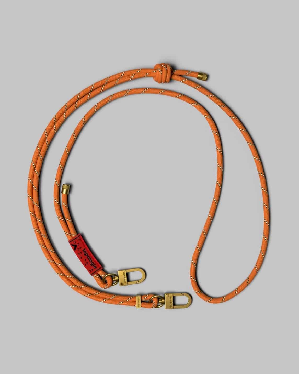 Topologie/トポロジー/Topologie Wares Straps 6.0mm Rope Strap【ストラップ単体】 Orange Patterned FREE