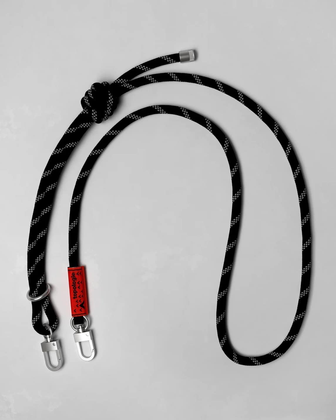 Topologie/トポロジー/Topologie Wares Strap 8.0mm Rope Strap【ストラップ単体】 BLACK REFLECTIVE FREE