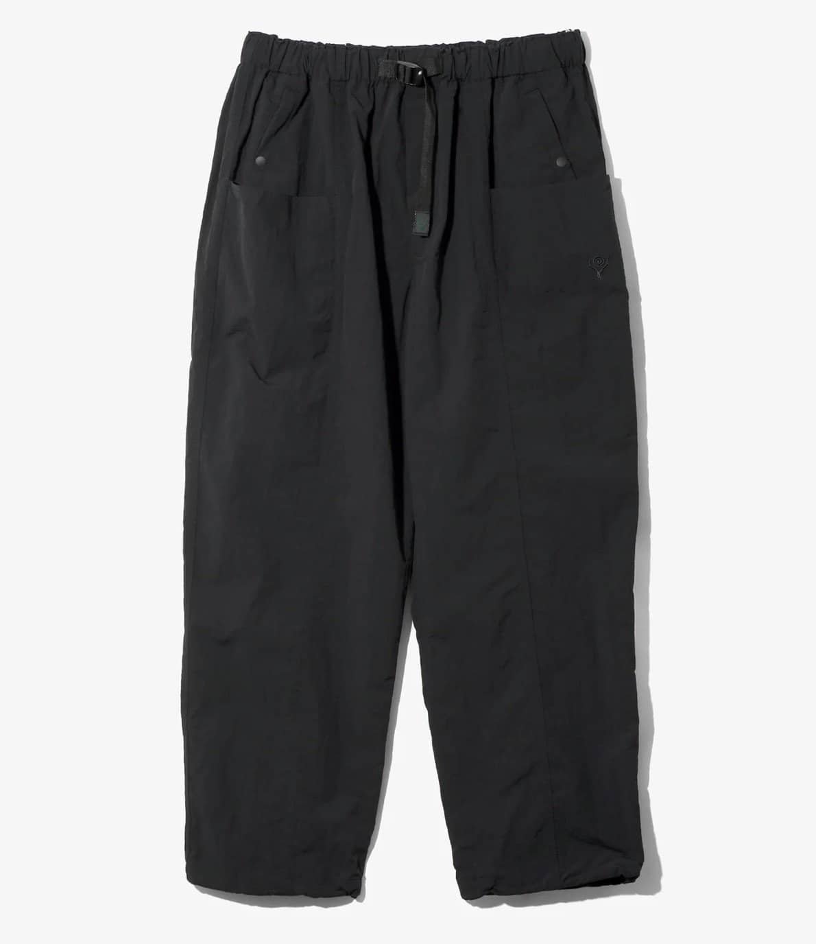 South2West8/サウスツーウエストエイト Belted C.S.Pant - Nylon Ripstop 26ss BLACK S