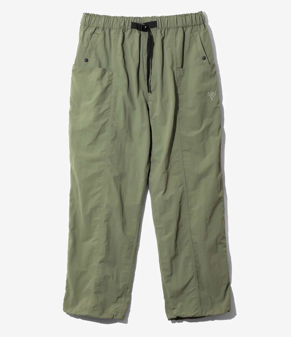 South2West8/サウスツーウエストエイト Belted C.S.Pant - Nylon Ripstop 26ss OLIVE S