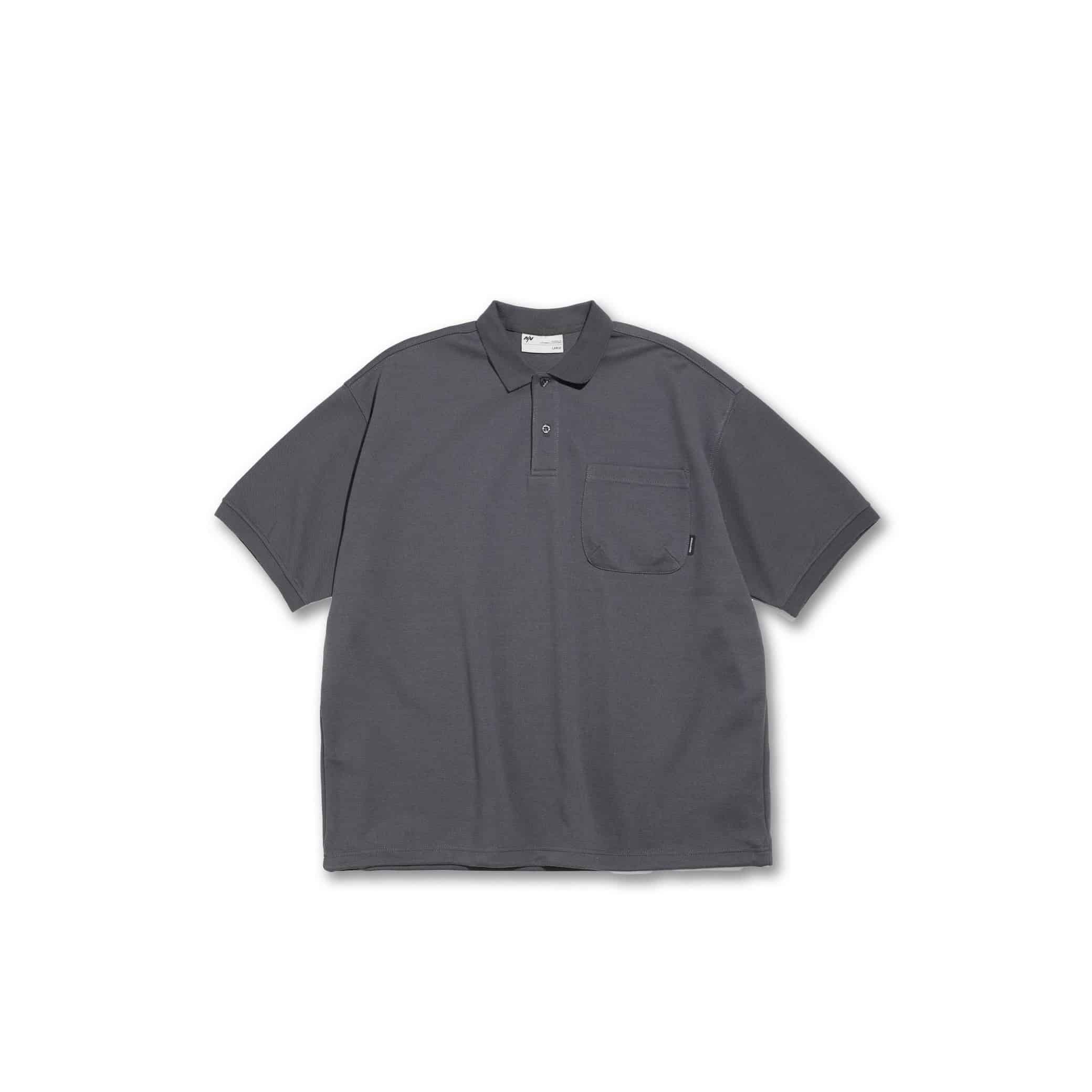 NINEpointNINE/ナインポイントナイン/Element 3D Pocket Polo Shirt GRAY M