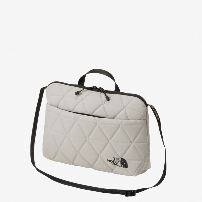 THE NORTH FACE/ザ・ノースフェイス/Geoface Pouch ジオフェイスポーチ ファッシルアイボリー 2L