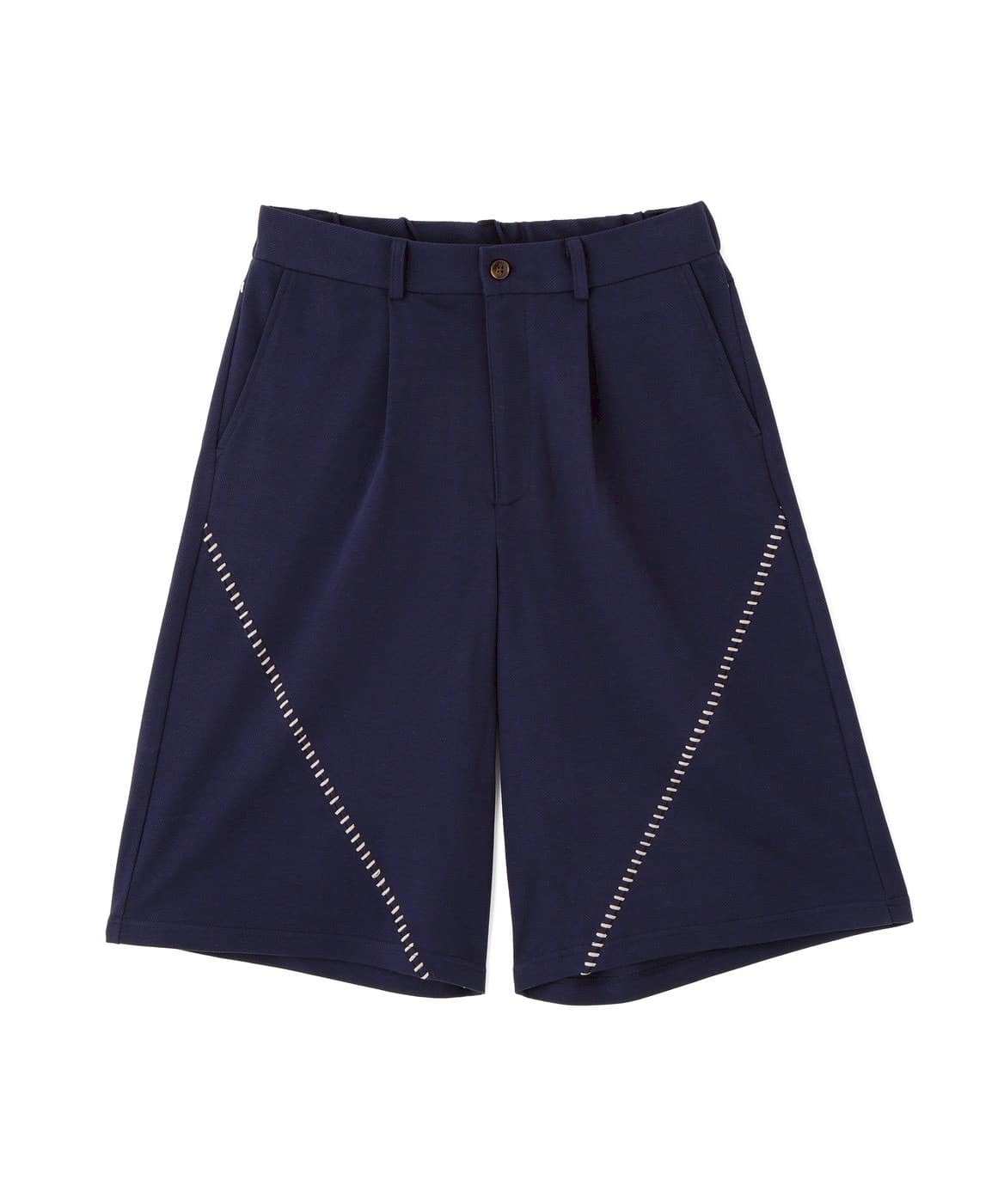 B omnivore/ビーオムニボー　STITCH SHORTS ステッチショーツ NAVY M