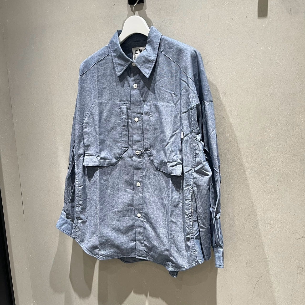 CMF OUTDOOR GARMENT/シーエムエフアウトドアガーメント/SHOOTING SHIRTS CMF2602-S05 BLUE M