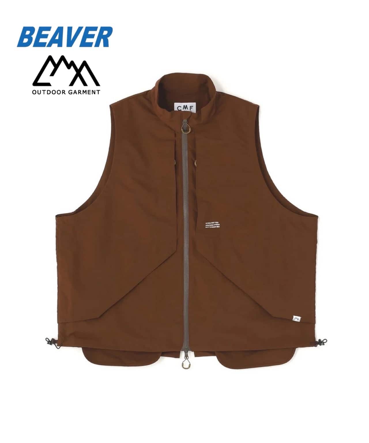 CMF OUTDDOR GARMENT/シーエムエフアウトドアガーメント BEAVER別注 15 STEP VEST -BROWN- BROWN M