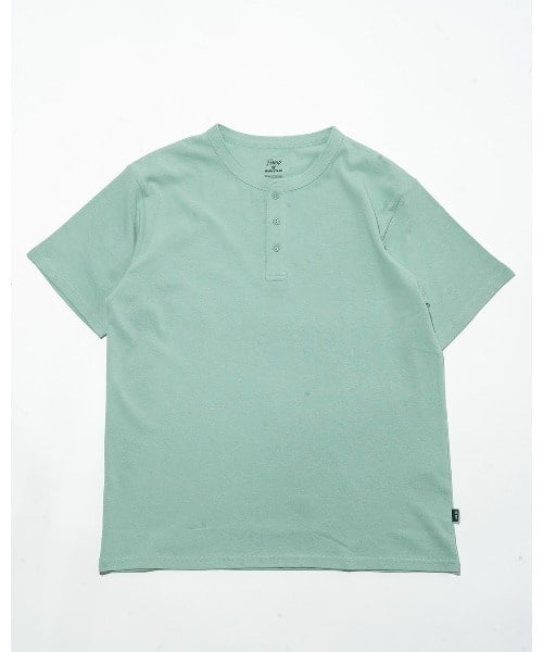 MANASTASH/マナスタッシュ/HEMP＠by manastash/HEMP DAYS S/S TEE HENLEY -MINT- MINT M
