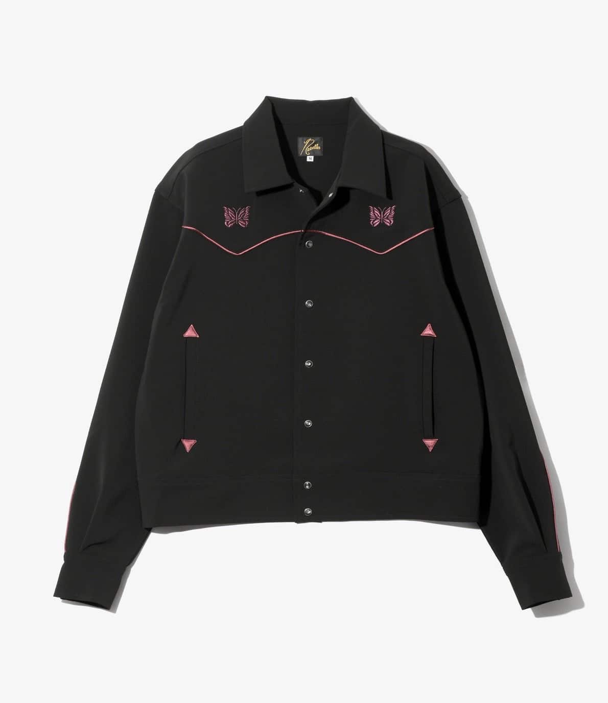 Needles/ニードルズ　Piping Cowboy Jacket - Poly Double Cloth 26AW BLACK S