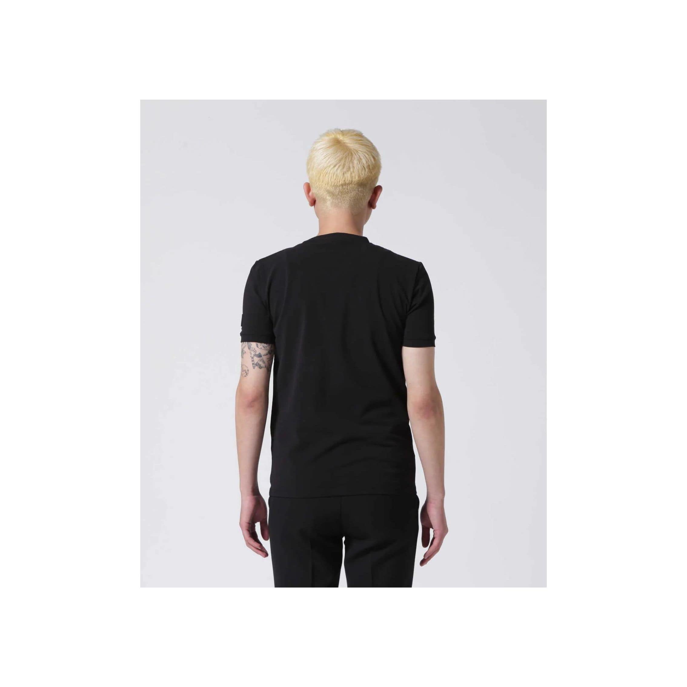 muta MARINE/ムータ マリン/別注ロゴリフレクタープリントTシャツ black 6