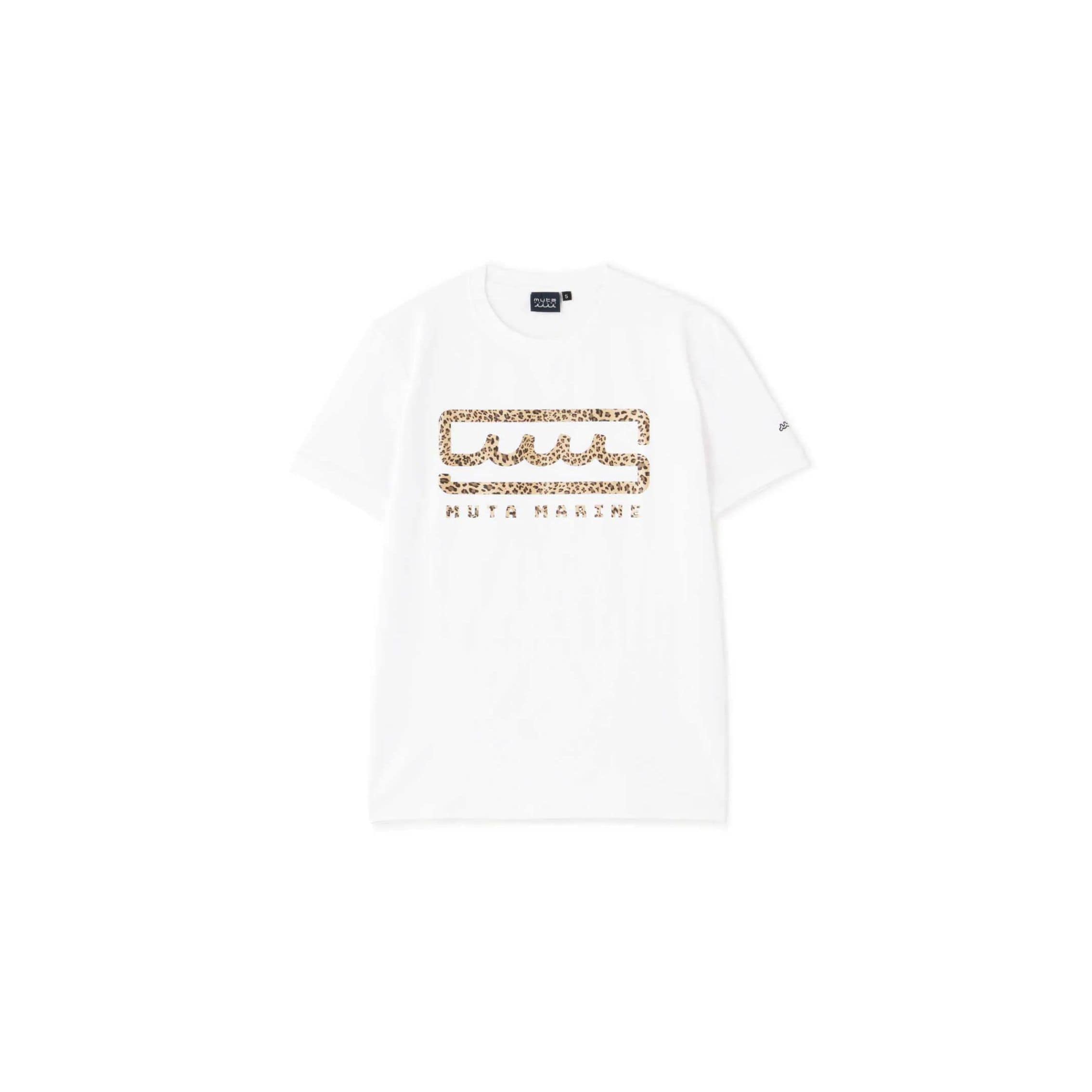 muta MARINE/ムータ マリン/ヒョウ柄プリントTシャツ white 6