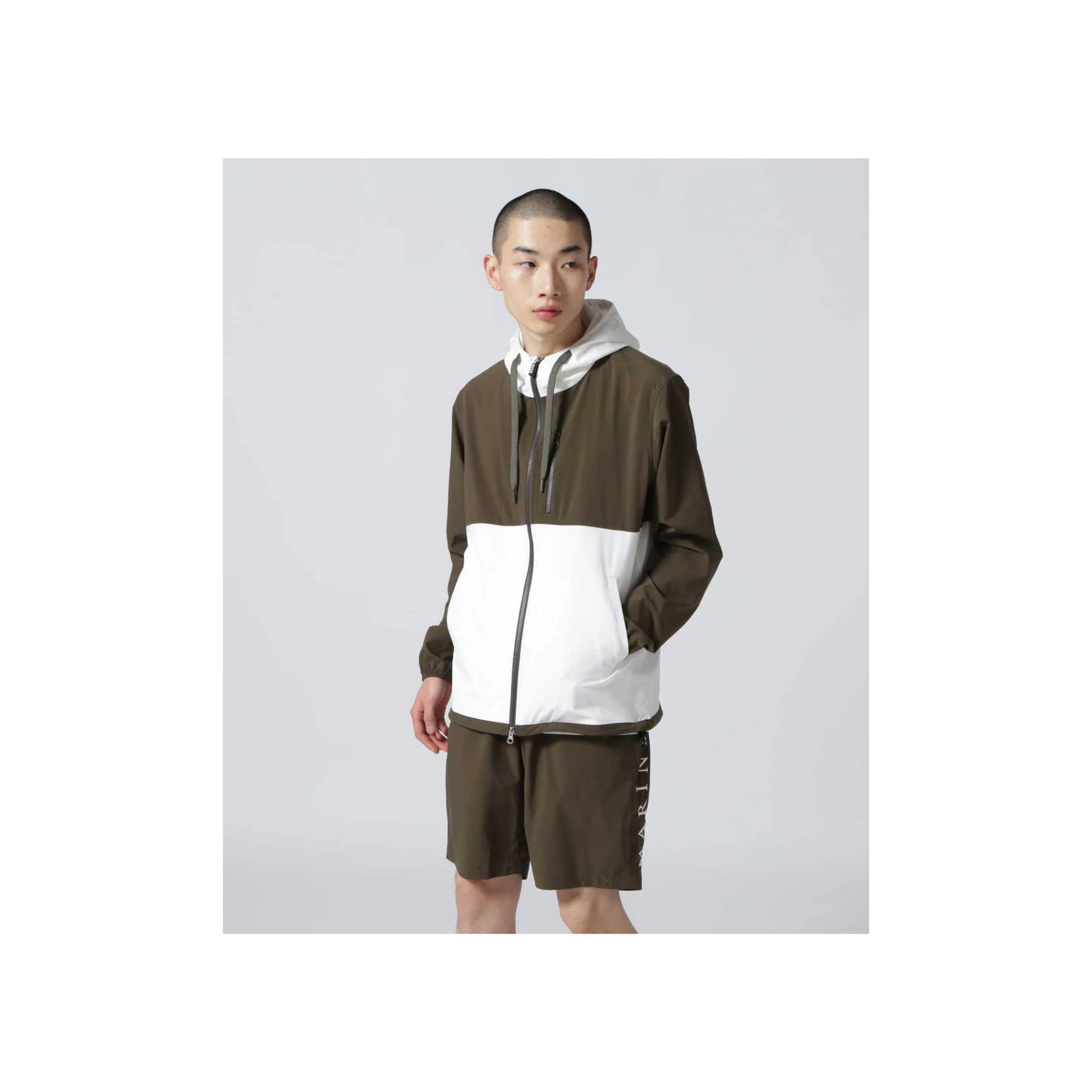 muta MARINE/ムータ マリン/別注4WAYストレッチフーディー khaki 7