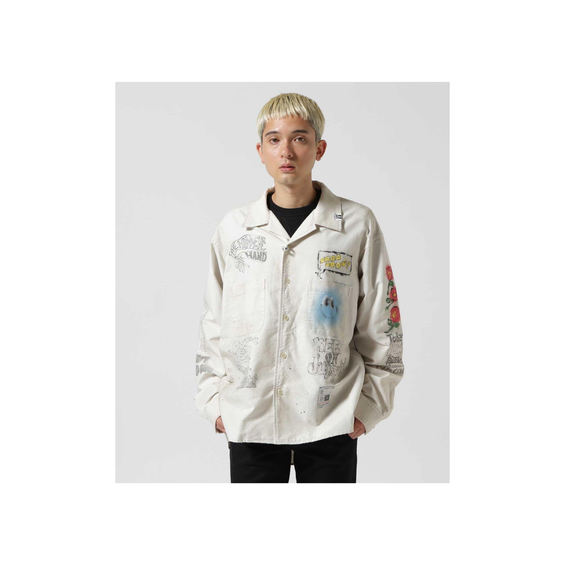 Maison MIHARAYASUHIRO/メゾン ミハラヤスヒロ/Distressed Shirt white 48