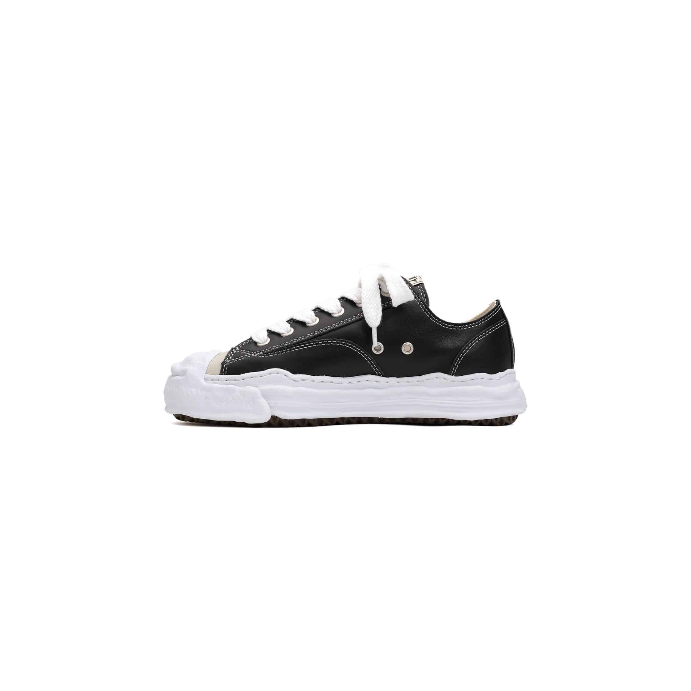 ”HANK”OG Sole Leather Low-top Sneaker black 37