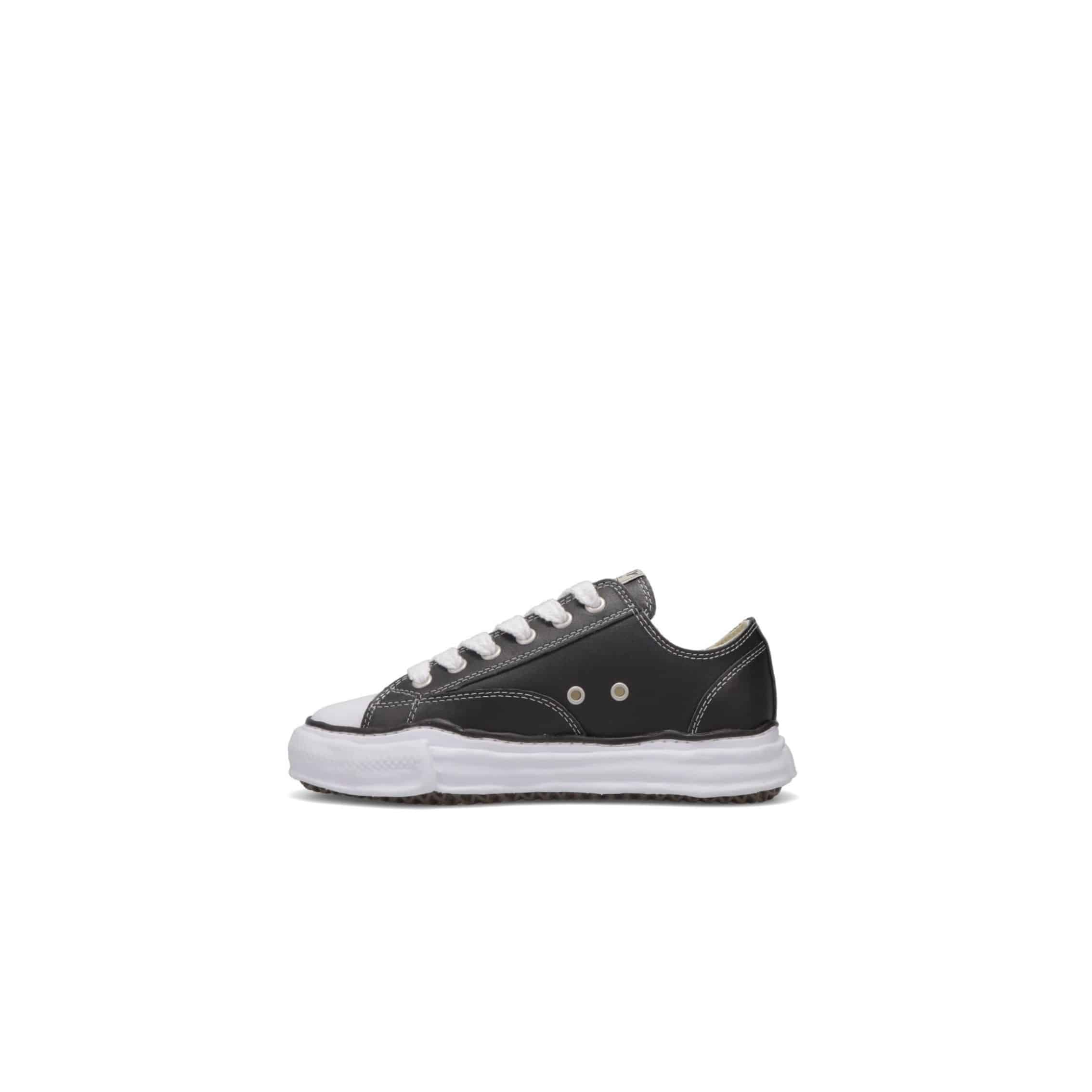 ”PETERSON”OG Sole Leather Low-top Sneaker black 42