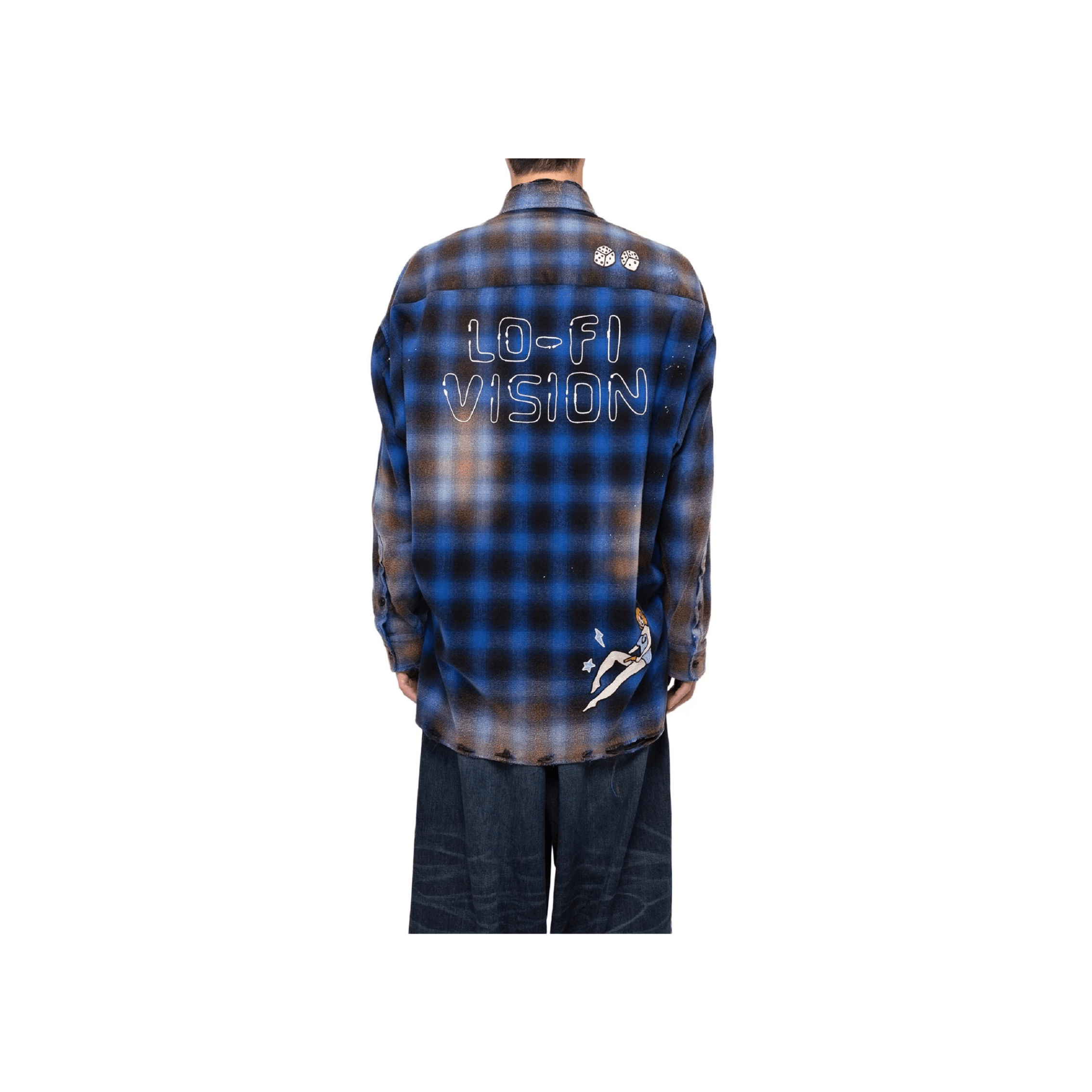 Maison MIHARAYASUHIRO/メゾン ミハラヤスヒロ/Vintage-like Check Shirt blue 50