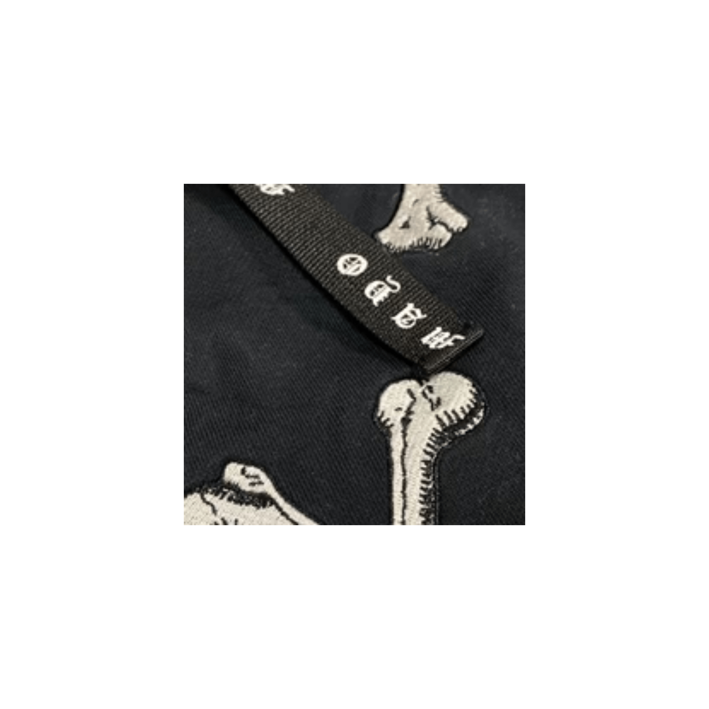 【MAYO】 CROSS BONES Embroidery Sweat Shorts black XL