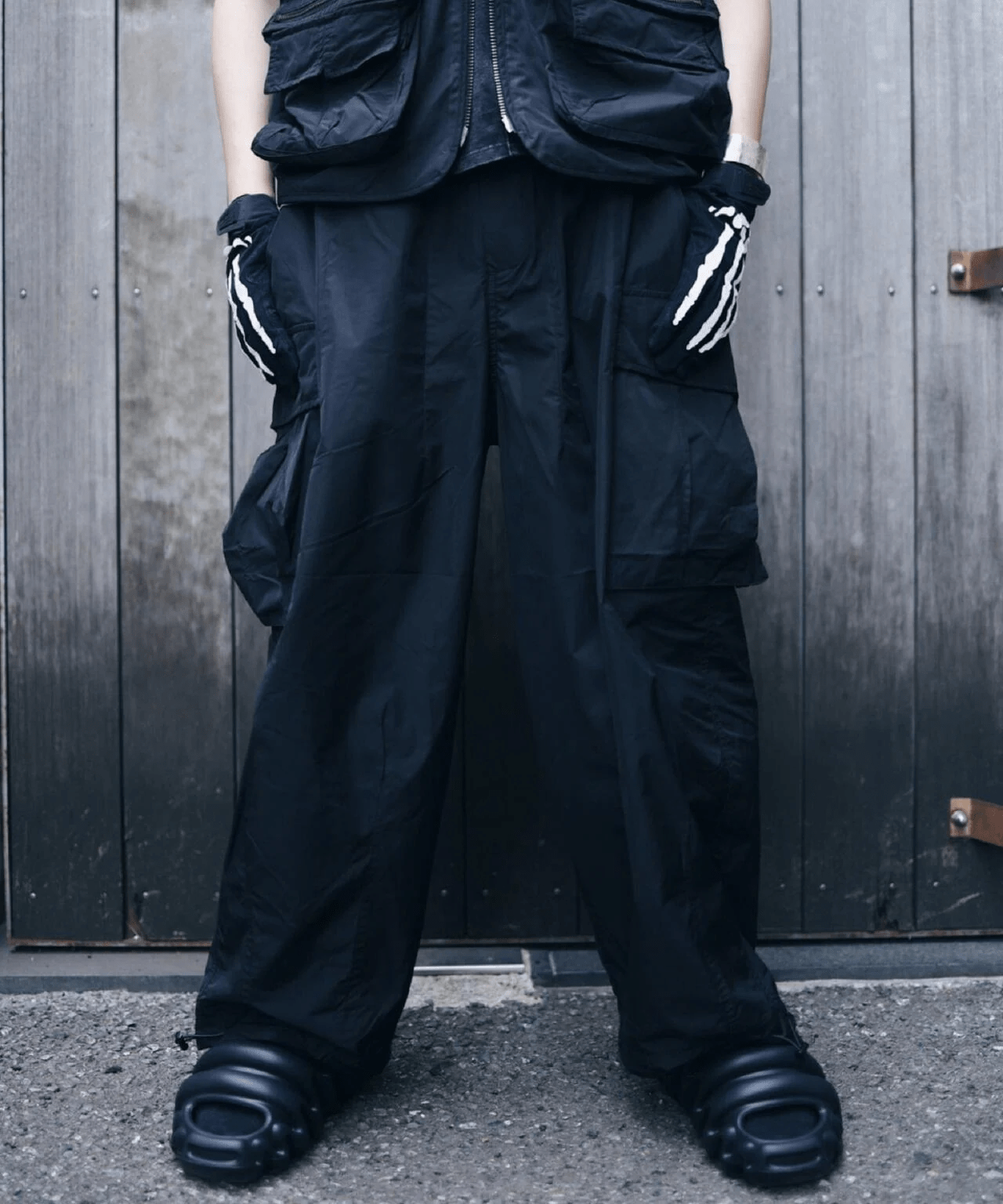 GEN_DA I/ゲンダイ/ポケットパンツ black 1