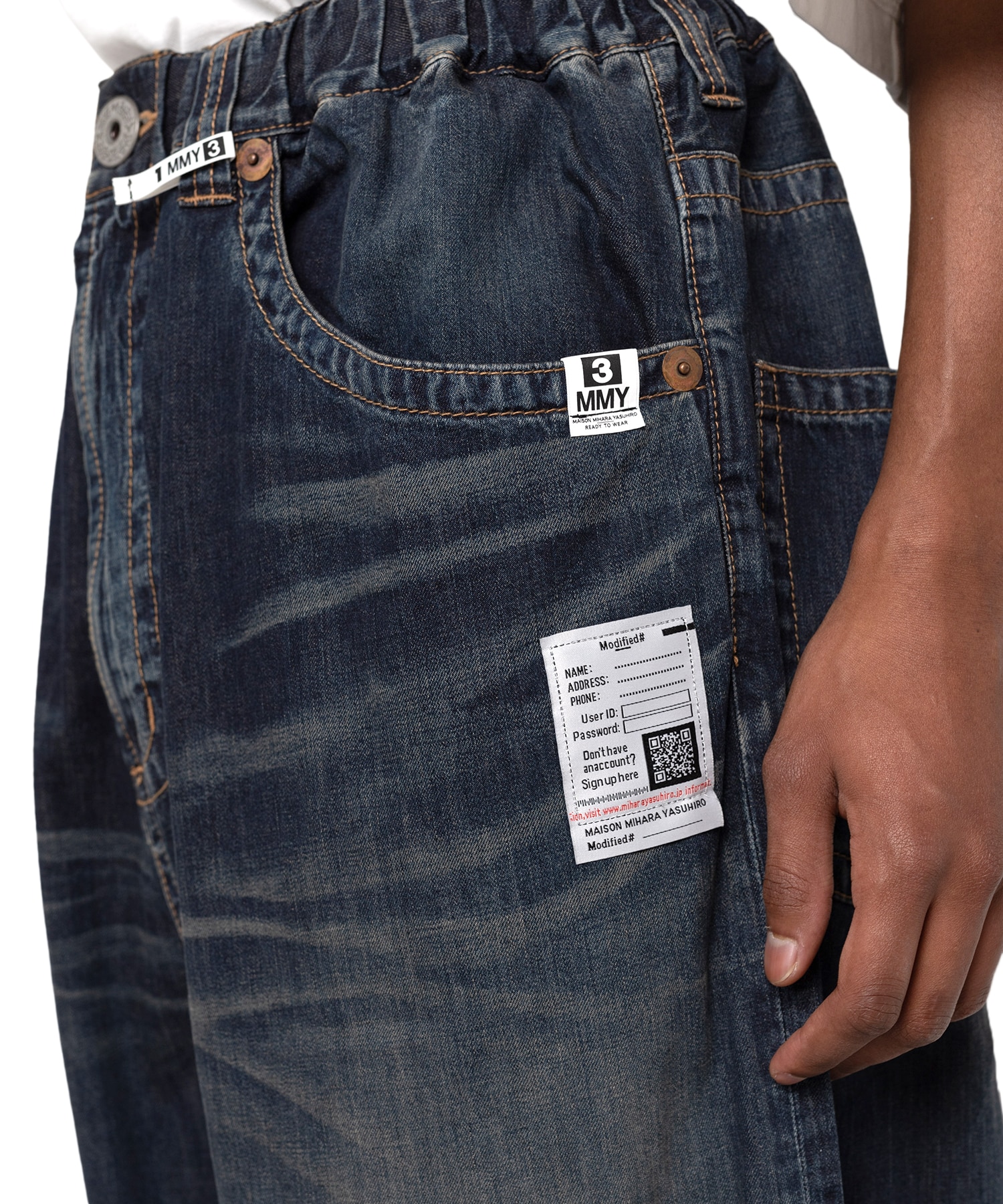 Maison MIHARAYASUHIRO/メゾン ミハラヤスヒロ/ Light Denim Wide Pants 46