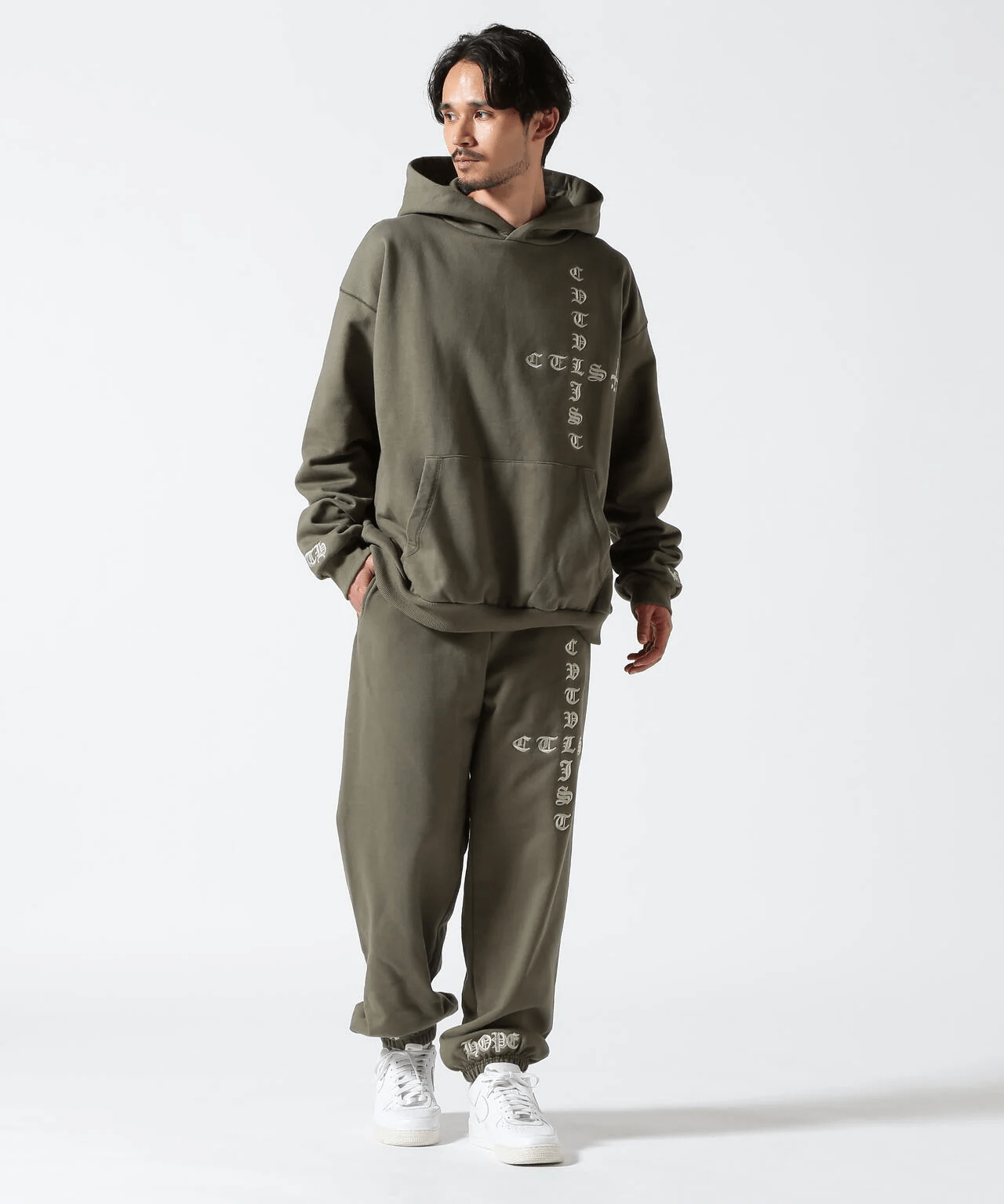CTLS/シーティーエルエス/別注EMBROIDERY HOODIE brown 0