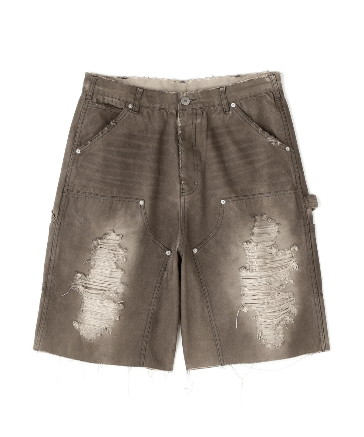 FR(13)NDS/フレンズ/DOUBLE KNEE SHORTS gray L