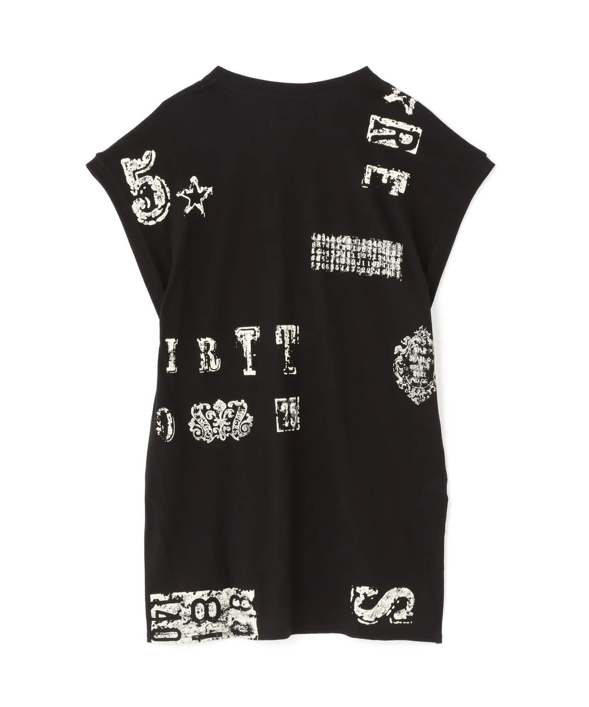 SHARE SPIRIT/シェアースピリット/LETTER TEE black M