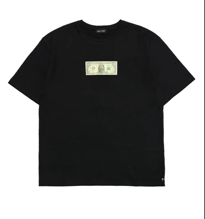 LAST NEST/One Dollar T-shirts / Black black M